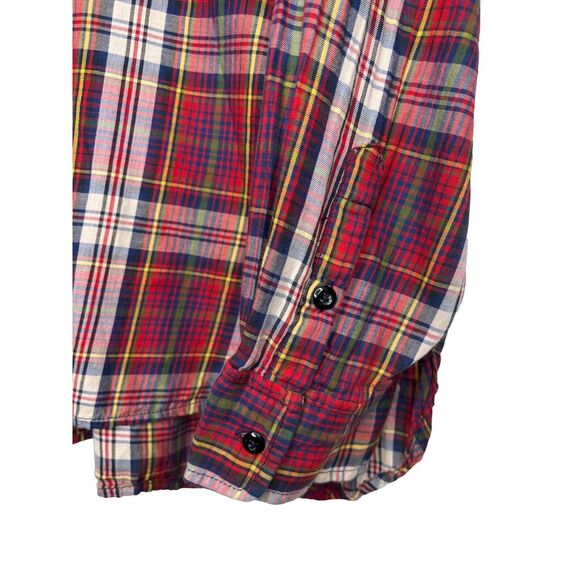 Ralph Lauren Denim & Supply  Size XL Red Plaid Button Up Shirt Long Sleeve RL - Picture 4 of 7
